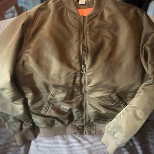 H&M Khaki Bomber Jacket